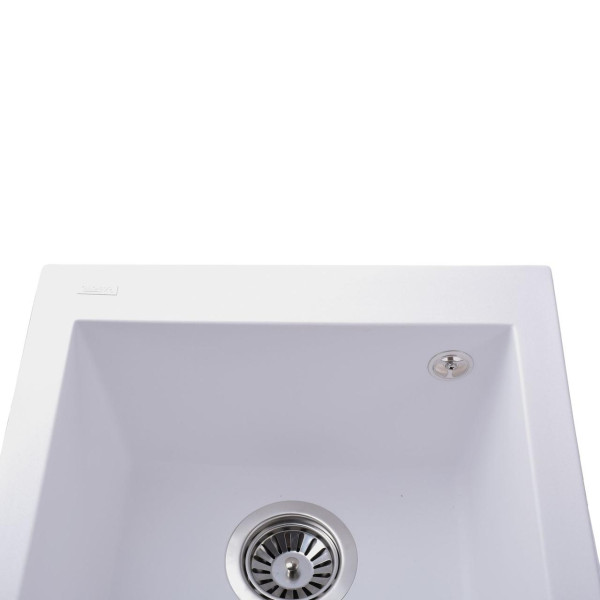 Гранітна мийка Globus Lux LAMA білий 410х500мм-А0007 (000008480)