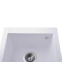 Гранітна мийка Globus Lux LAMA білий 410х500мм-А0007 (000008480)