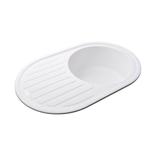 Гранітна мийка Globus Lux OHARA білий 770х500мм-А0007 (000022440)