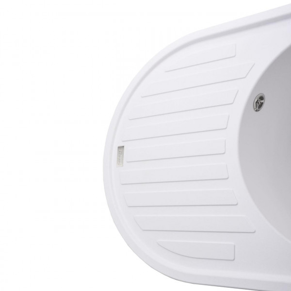 Гранітна мийка Globus Lux OHARA білий 770х500мм-А0007 (000022440)