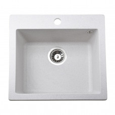 Гранітна мийка Globus Lux AOSTA перлина 490x455мм (000023573)