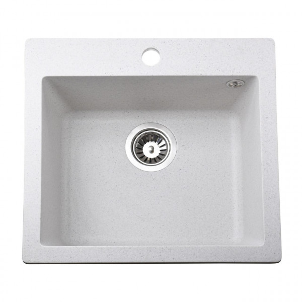 Гранітна мийка Globus Lux AOSTA перлина 490x455мм (000023573)