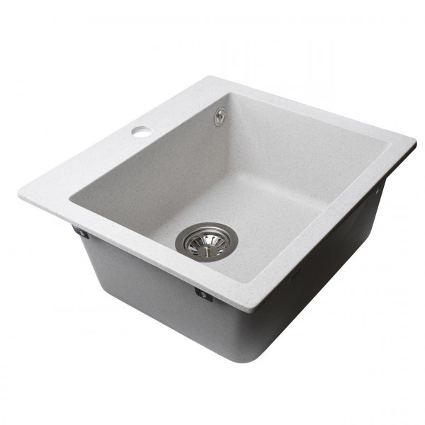 Гранітна мийка Globus Lux AOSTA перлина 490x455мм (000023573)