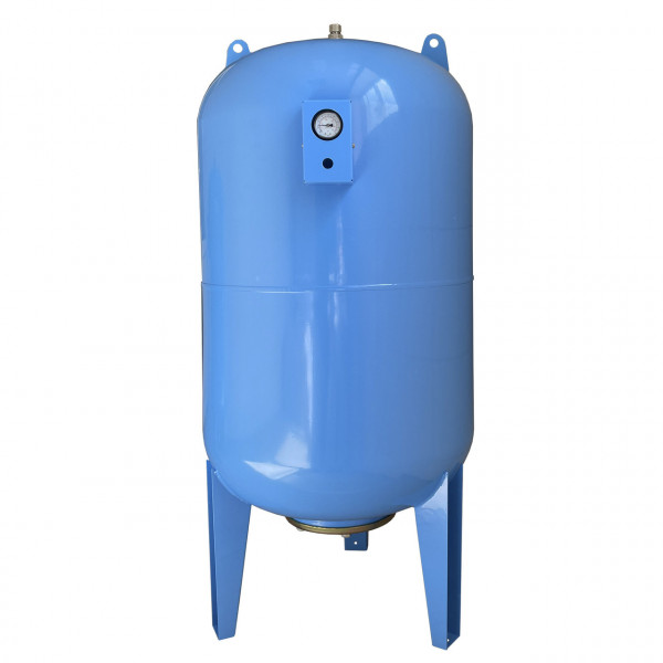 Гідроакумулятор 300л VOLKS pumpe 10 bar вертикальний (з манометром) (000008939)