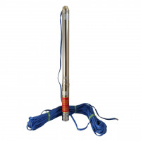 Насос свердловинний з підв, стійк, до піску 3″ OPTIMA 3SDm1,8/21 0,55 кВт 85м +пульт+кабель 45м NEW (000021400)