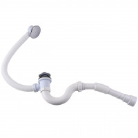 Сифон ″Waterstal″ для ванны Click-Clack с гибкой трубой 32/40/50 (А - 14089) (000028713)