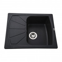 Гранітна мийка Globus Lux TANA графіт 650х500мм-А0001 (000022403)