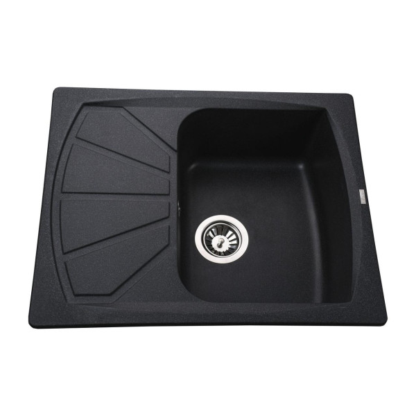 Гранітна мийка Globus Lux TANA графіт 650х500мм-А0001 (000022403)