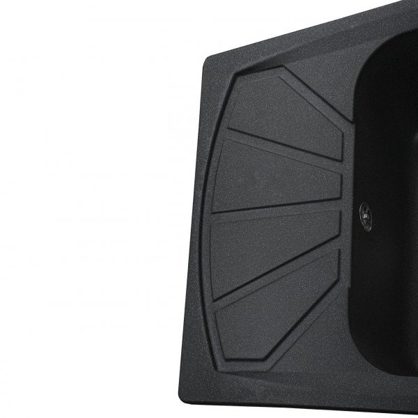 Гранітна мийка Globus Lux TANA графіт 650х500мм-А0001 (000022403)