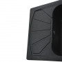 Гранітна мийка Globus Lux TANA графіт 650х500мм-А0001 (000022403)