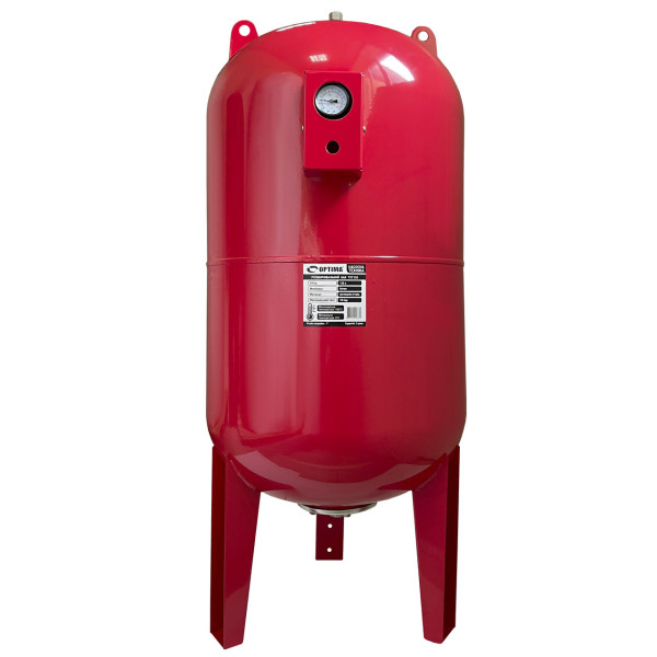 Бак Optima cal-pro для систем опалення 150л 10bar вертик. ( з манометром ) (000022888)
