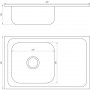 Мойка кухонная Mira MR 8050 L D Decor Left