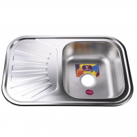 Мийка кухонна врiзна прямокутна з полицею 750х490х180 Satin MR 7549 E Mira (000014477)