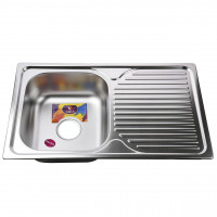 Мийка кухонна врiзна прямокутна з полицею 780х480х180 Decor MR 7848 D Mira (000014463)