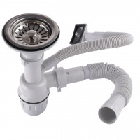 Сифон одинарний для мийки MIRA 1 1/2″х40 (000015361)