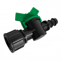 Мінікран лінійний штуцер для трубки 16мм, РВ 3/4″ Bradas (000028868)