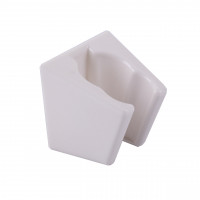 Держатель для лейки душевой H2-00 Пластик ABS, точечный, белый (000024374)