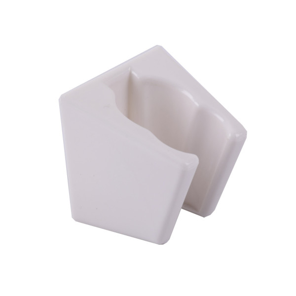 Держатель для лейки душевой H2-00 Пластик ABS, точечный, белый (000024374)