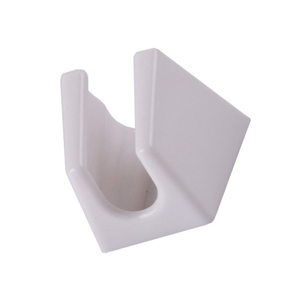 Держатель для лейки душевой H2-00 Пластик ABS, точечный, белый (000024374)