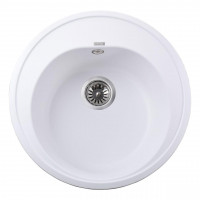 Гранитная мойка Globus Lux MARTIN белый 510мм-А0007