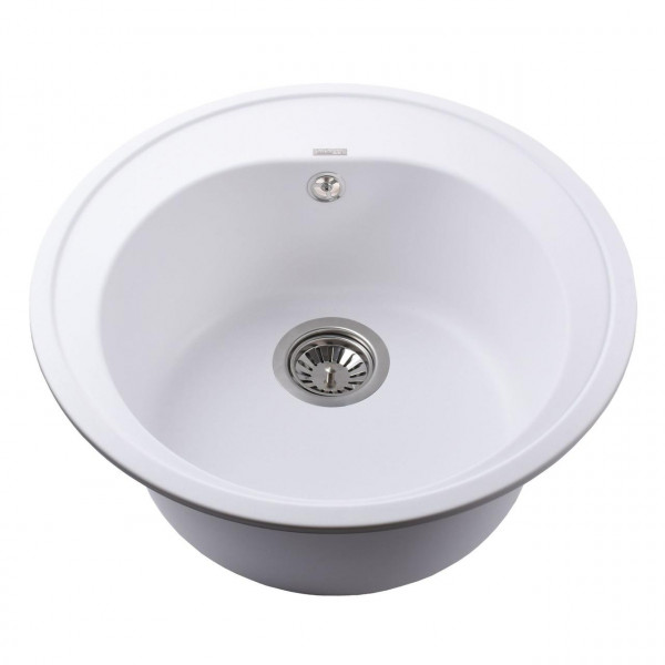 Гранитная мойка Globus Lux MARTIN белый 510мм-А0007