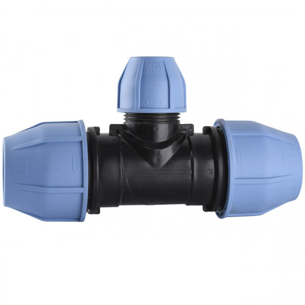 Тройник редукционный ПНД Vsplast 63*40*63 3004 (000007908)