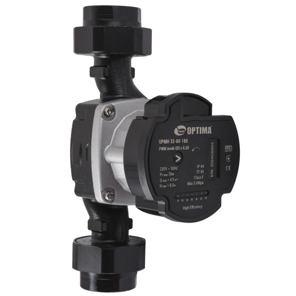 Насос циркуляционный энергосберегающий Optima PRIME UPMH 32-80AUTO 180мм + гайки (000027875)