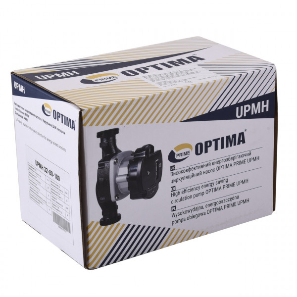 Насос циркуляционный энергосберегающий Optima PRIME UPMH 32-80AUTO 180мм + гайки (000027875)