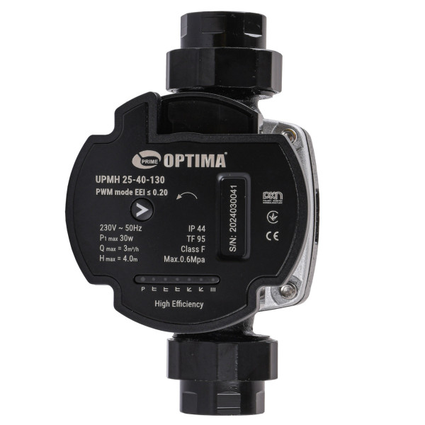 Насос циркуляционный энергосберегающий Optima PRIME UPMH 25-40AUTO 130мм + гайки (000027867)