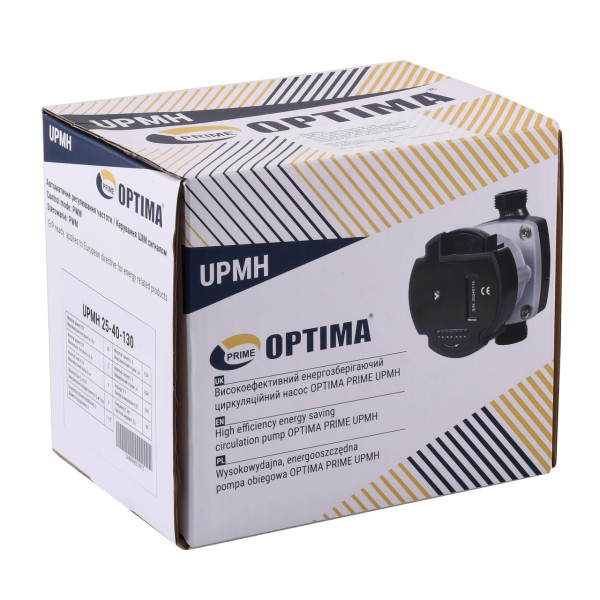 Насос циркуляционный энергосберегающий Optima PRIME UPMH 25-40AUTO 130мм + гайки (000027867)
