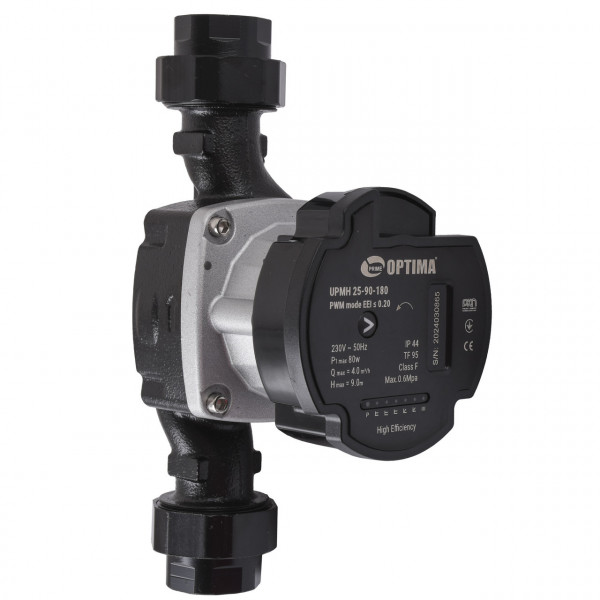 Насос циркуляционный энергосберегающий Optima PRIME UPMH 25-90AUTO 180мм + гайки (000027874)