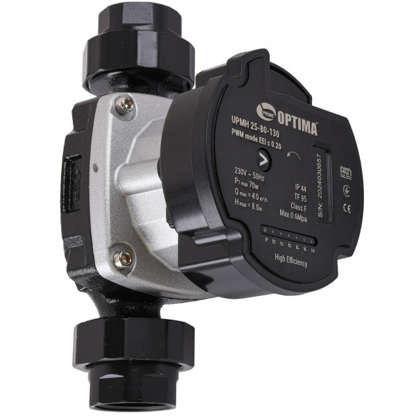 Насос циркуляционный энергосберегающий Optima PRIME UPMH 25-80AUTO 130мм + гайки (000027878)