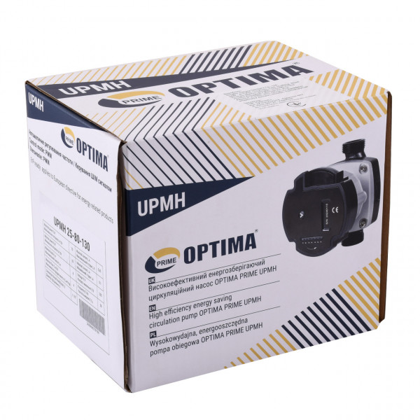 Насос циркуляционный энергосберегающий Optima PRIME UPMH 25-80AUTO 130мм + гайки (000027878)