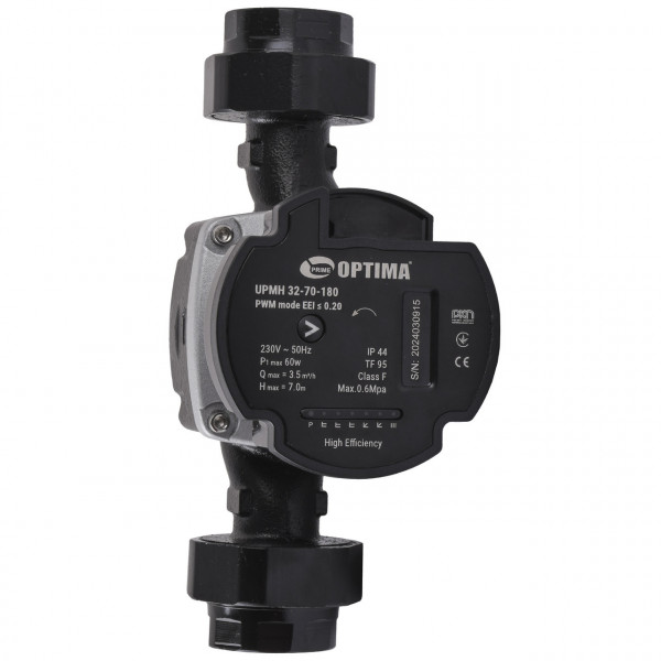 Насос циркуляционный энергосберегающий Optima PRIME UPMH 32-70AUTO 180мм + гайки (000027876)