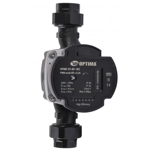Насос циркуляционный энергосберегающий Optima PRIME UPMH 25-80AUTO 180мм + гайки (000027873)