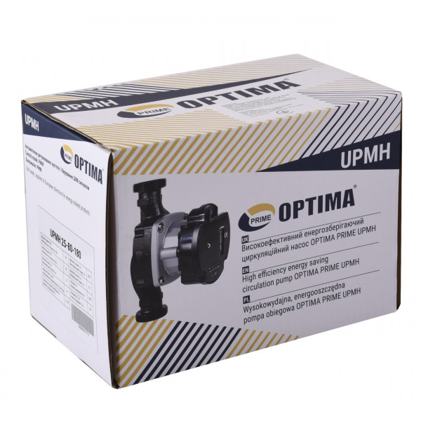 Насос циркуляционный энергосберегающий Optima PRIME UPMH 25-80AUTO 180мм + гайки (000027873)
