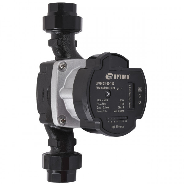 Насос циркуляционный энергосберегающий Optima PRIME UPMH 25-60AUTO 180мм + гайки (000027870)