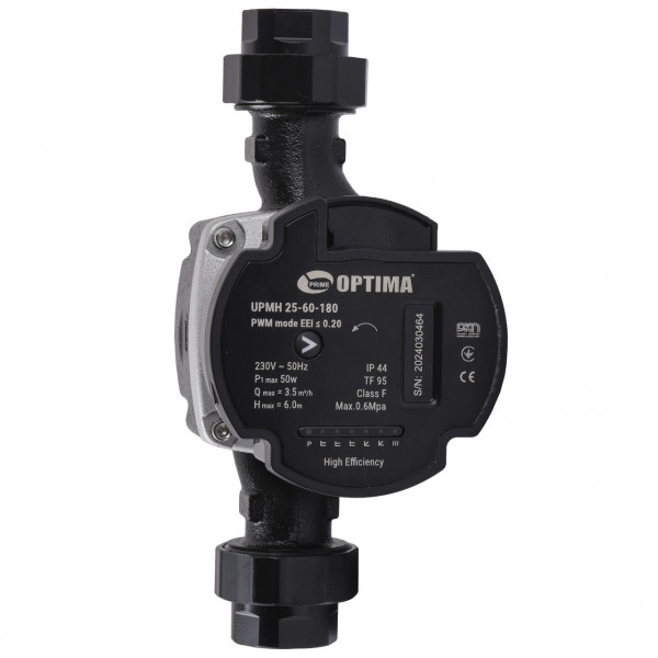 Насос циркуляционный энергосберегающий Optima PRIME UPMH 25-60AUTO 180мм + гайки (000027870)