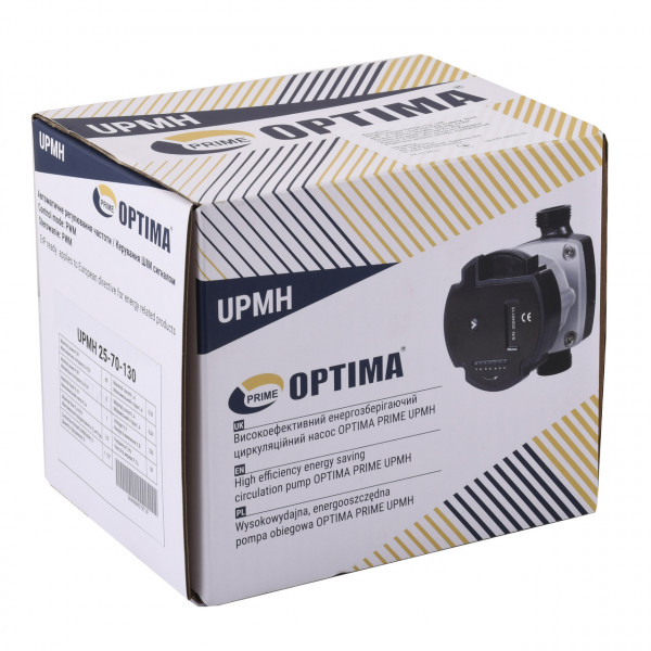 Насос циркуляційний енергоощадний Optima PRIME UPMH 25-70AUTO 130мм + гайки (000027871)