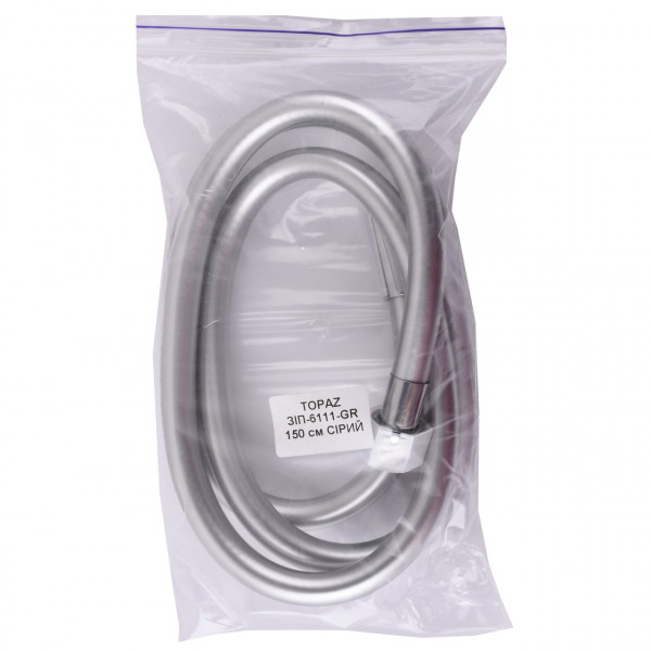 Шланг для душу TOPAZ ЗІП-6111-GR-150 (000028898)