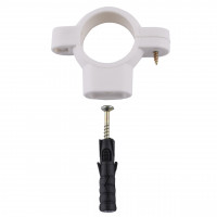 Хомут кріплення труб пластиковий ф 32 (Кріплення каналізаційне) (000021809)