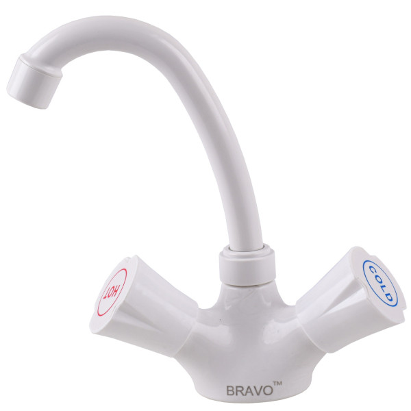 Смеситель для умывальника BRAVO B2-00-401 термостойкий ABS пластик (000024365)