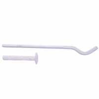 Кронштейн секційного радіатора штирьковий білий з дюбелем ф8х170мм (кратно 2) (000000585)