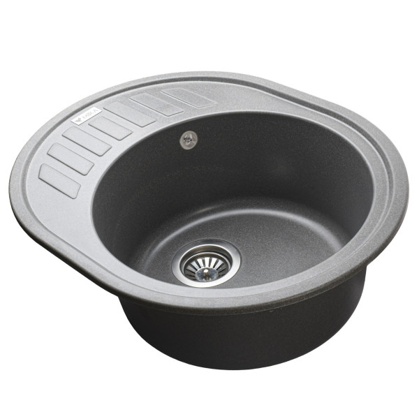 Гранитная мойка Mira ARNICA серый 620 х 500 мм (000028975)