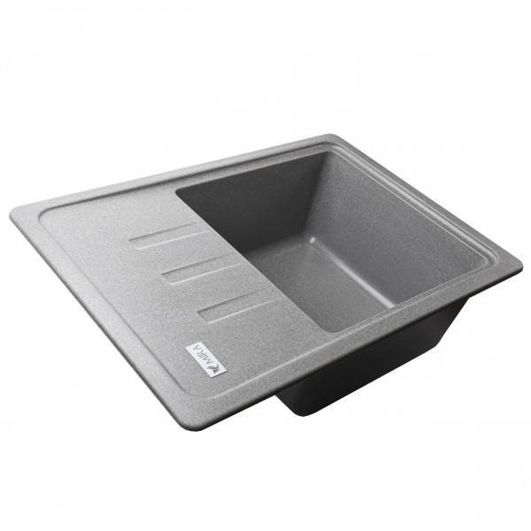 Гранитная мойка Mira MONTI серый 620 х 435 мм (000028977)