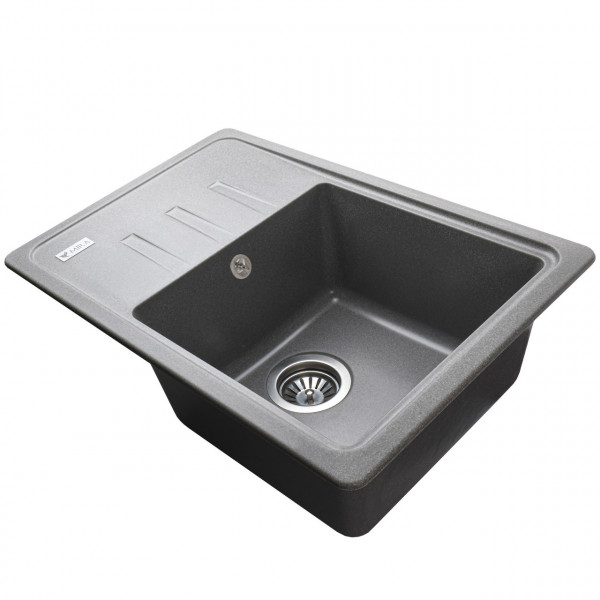 Гранитная мойка Mira MONTI серый 620 х 435 мм (000028977)