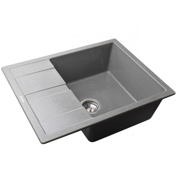 Гранитная мойка Mira ONZA серый 650 х 500 мм (000028978)