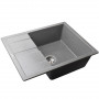 Гранитная мойка Mira ONZA серый 650 х 500 мм (000028978)