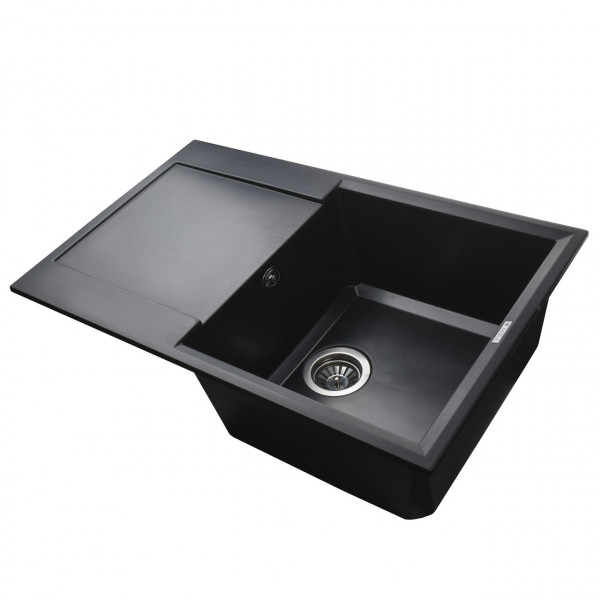 Гранітна мийка Mira KONIA чорний 790 х 500 мм (000028785)