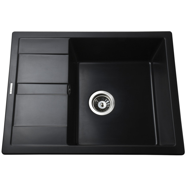 Гранитная мойка Mira ONZA черный 650 х 500 мм (000028782)
